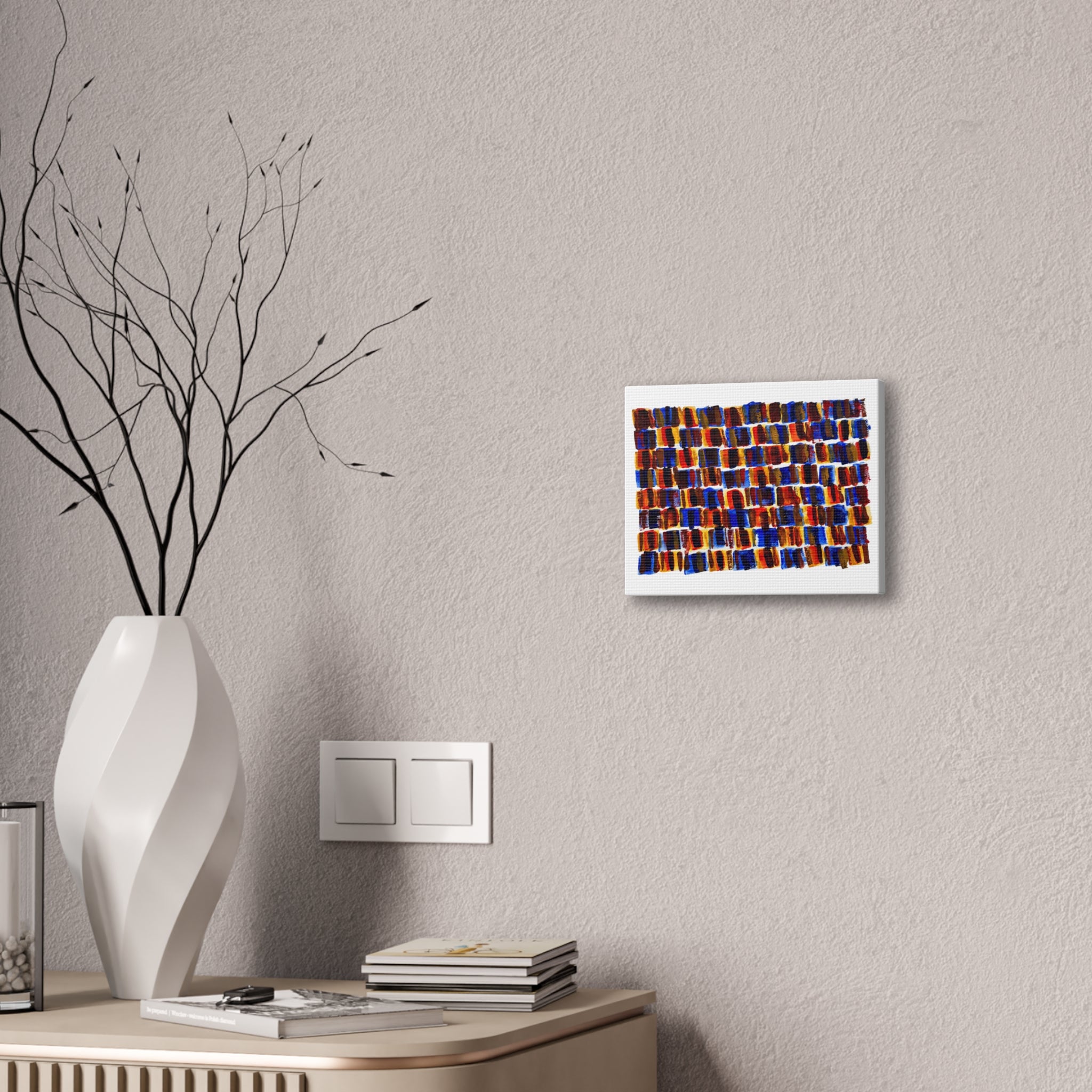 DNA Abstract Canvas Wall Art