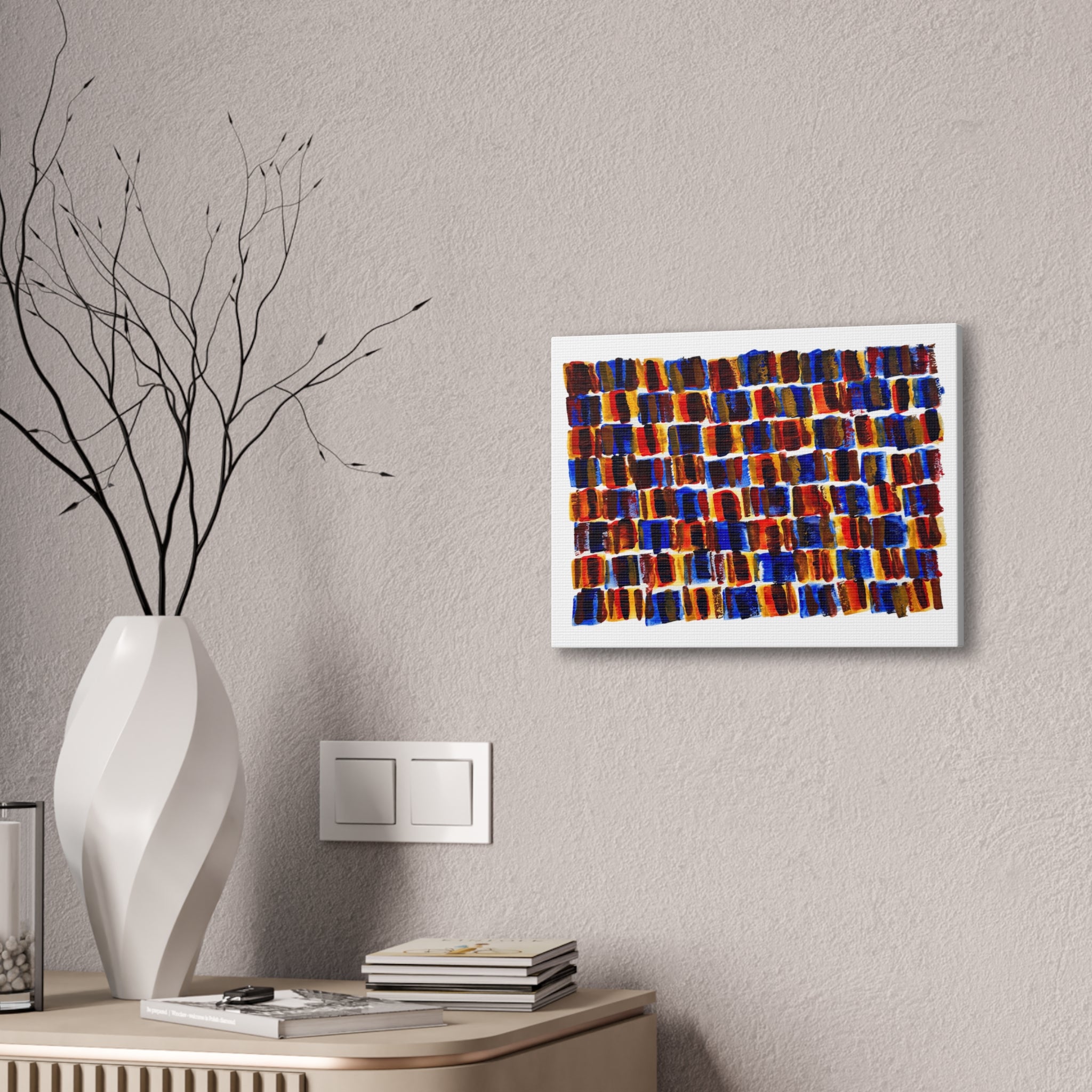 DNA Abstract Canvas Wall Art