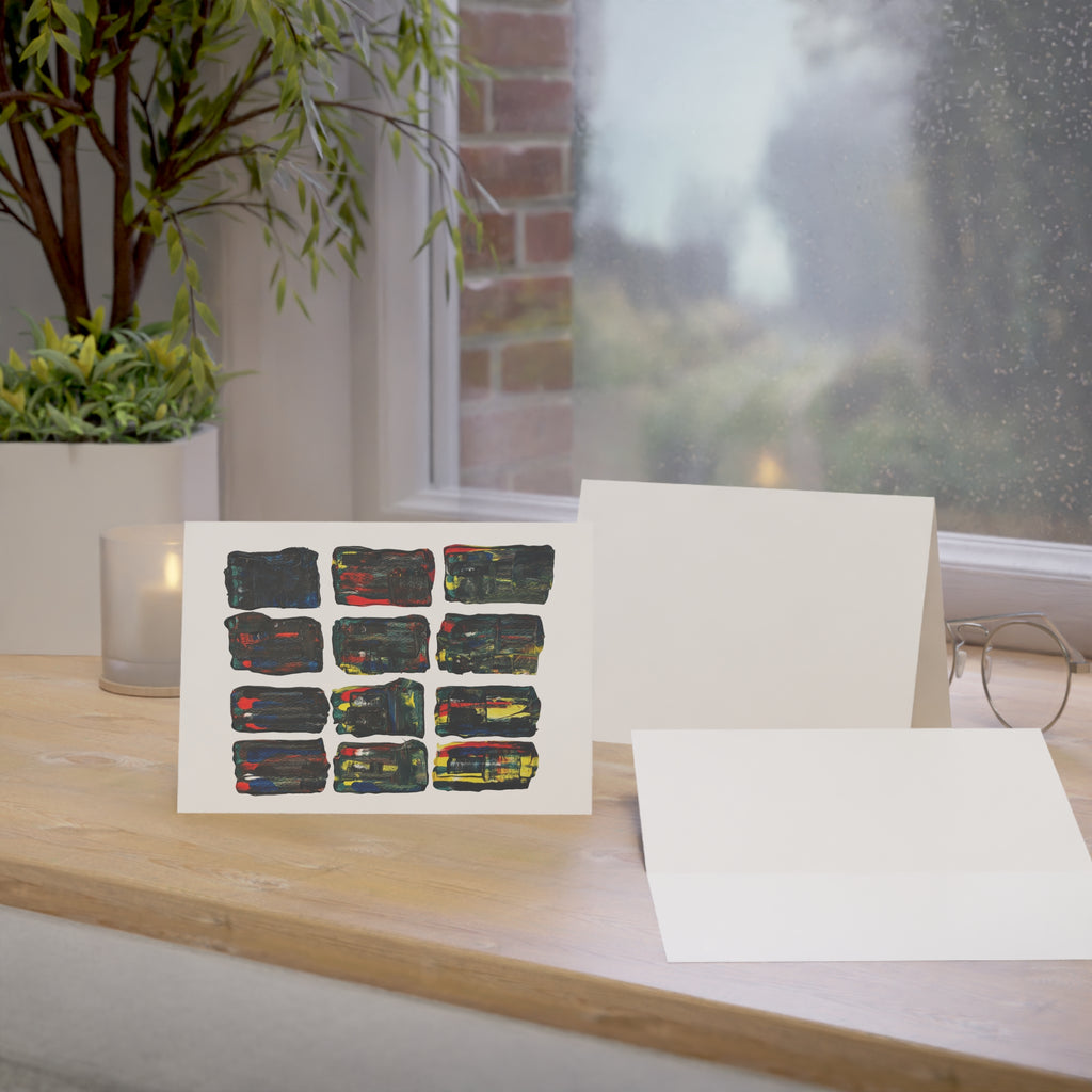 Art By Scott - Any Ocassion Thank You Card - Abstract Watercolor Thank You Cards - Available in qty's of 1, 10, 30, or 50