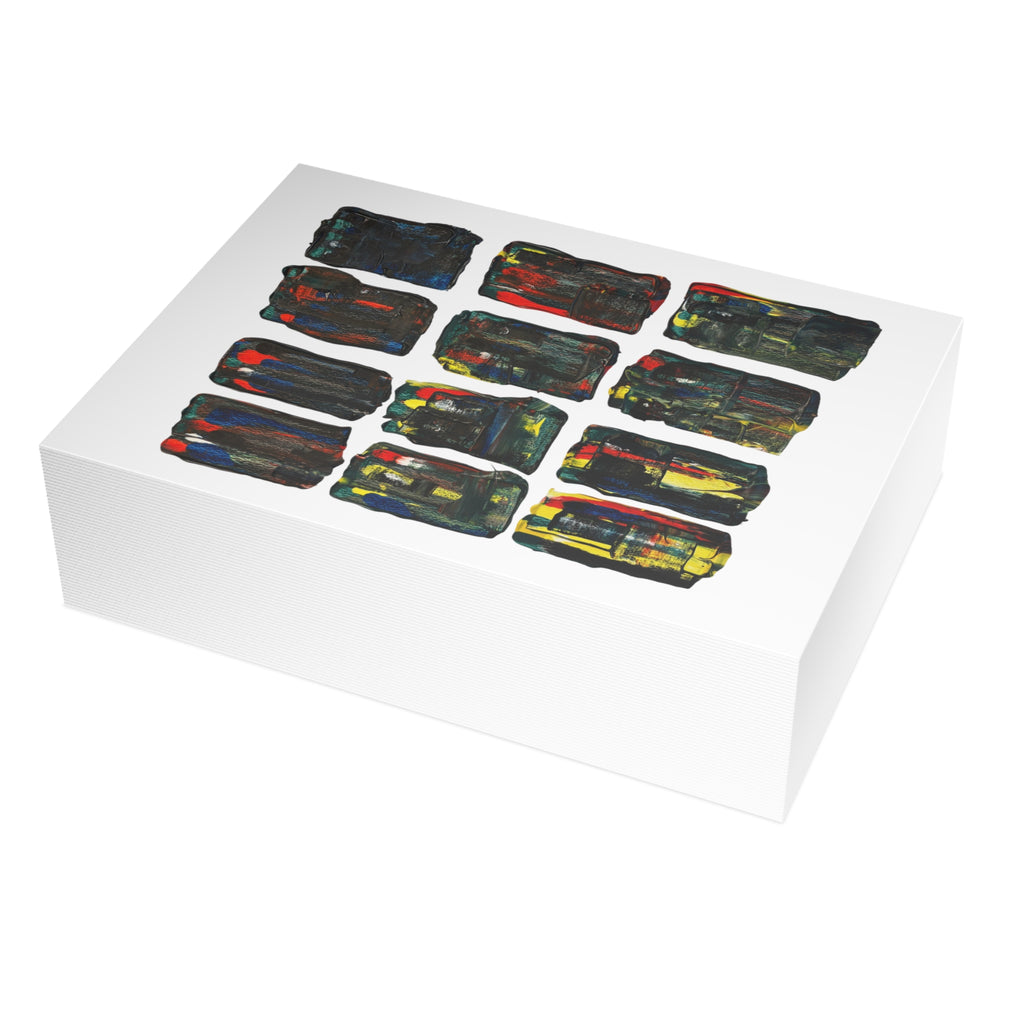 Art By Scott - Any Ocassion Thank You Card - Abstract Watercolor Thank You Cards - Available in qty's of 1, 10, 30, or 50