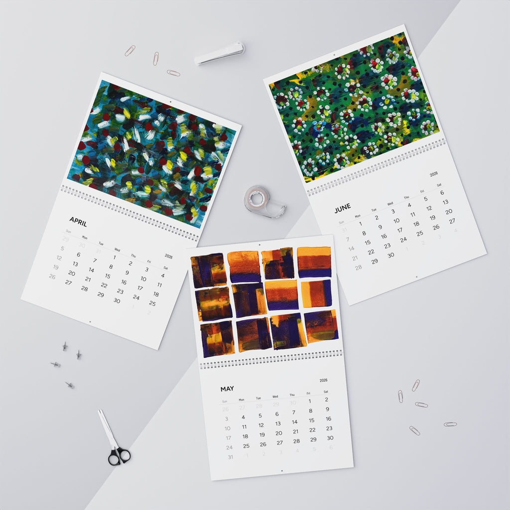 2026 Wall Calendar — Minimal Art & Coffee-Themed Monthly Planner