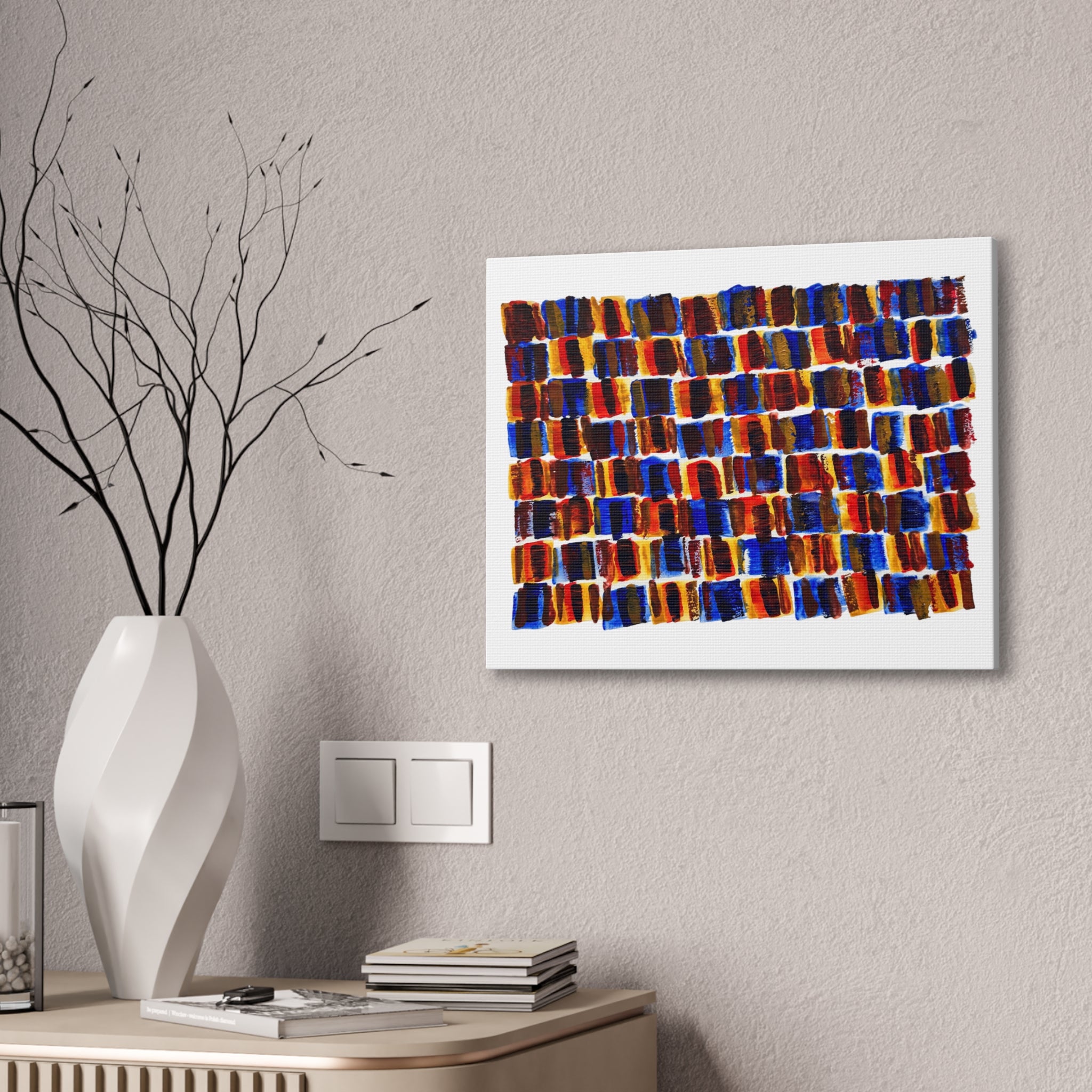 DNA Abstract Canvas Wall Art