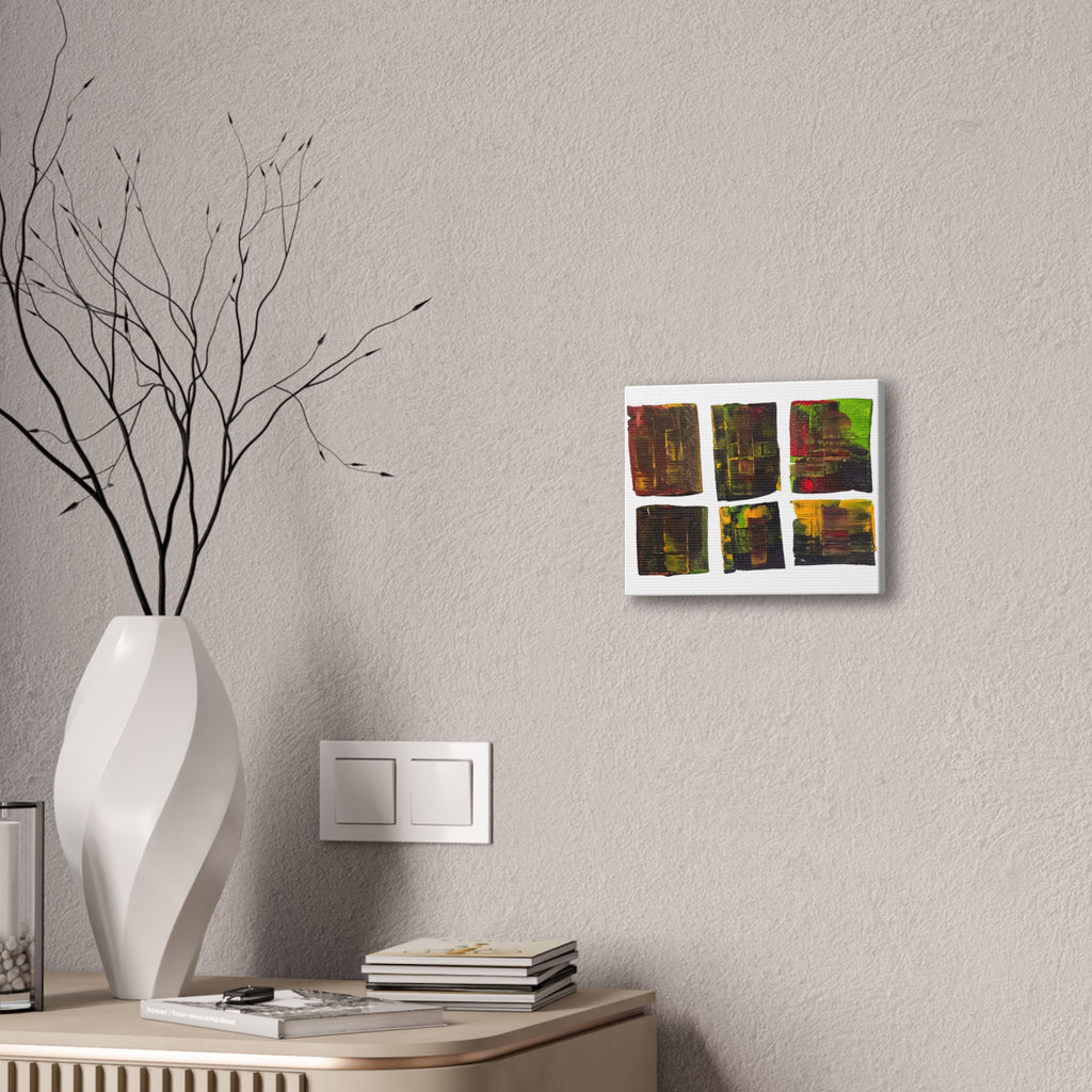 March Madness Abstract Color Canvas Stretched 0.75"