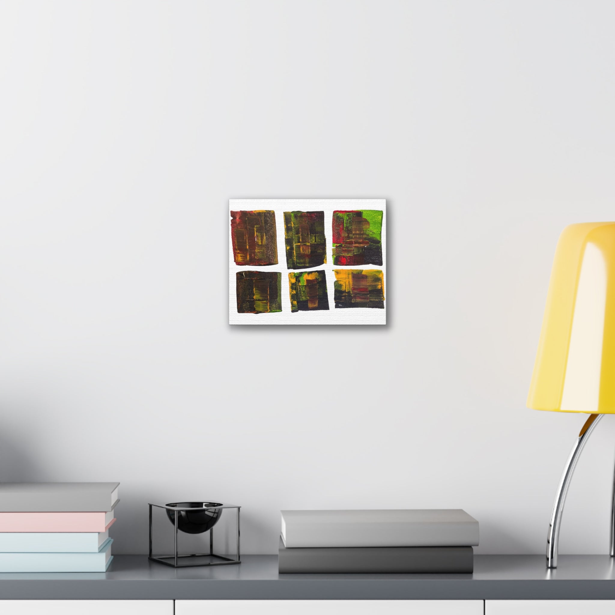 March Madness Abstract Color Canvas Stretched 0.75"