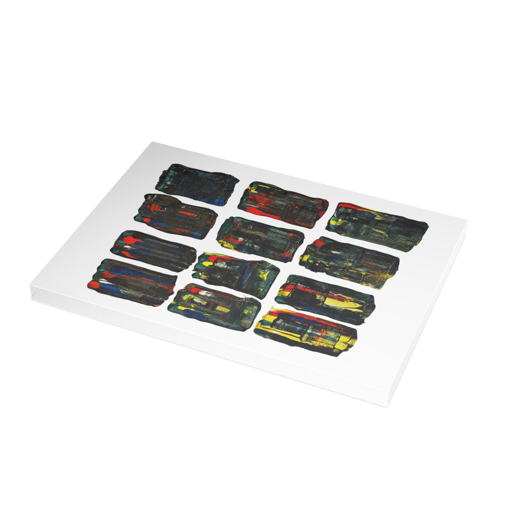 Art By Scott - Any Ocassion Thank You Card - Abstract Watercolor Thank You Cards - Available in qty's of 1, 10, 30, or 50