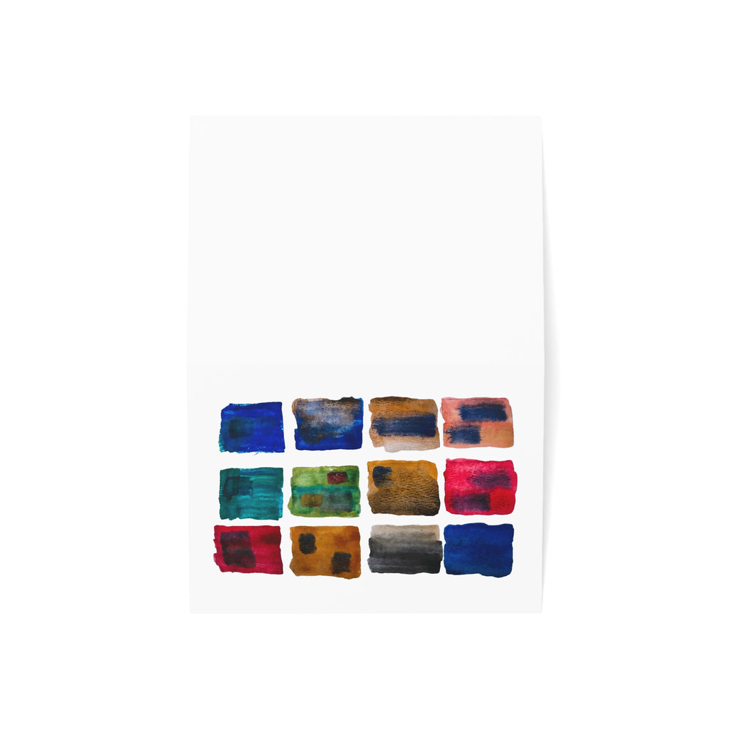 Art By Scott - Abstract Watercolor Thank You Cards - Available in qty's of 1, 10, 30, or 50