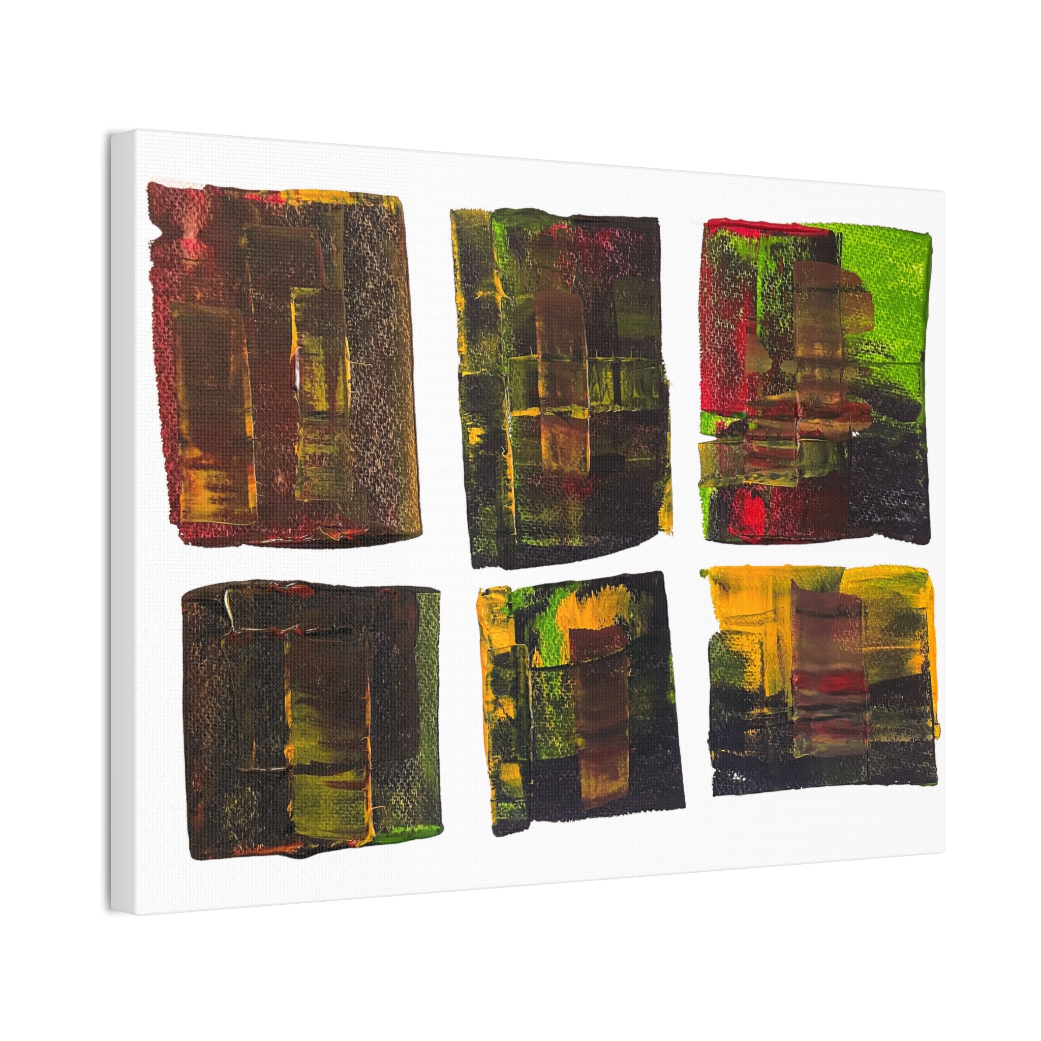 March Madness Abstract Color Canvas Stretched 0.75"