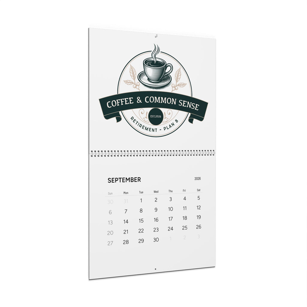 2026 Wall Calendar — Minimal Art & Coffee-Themed Monthly Planner