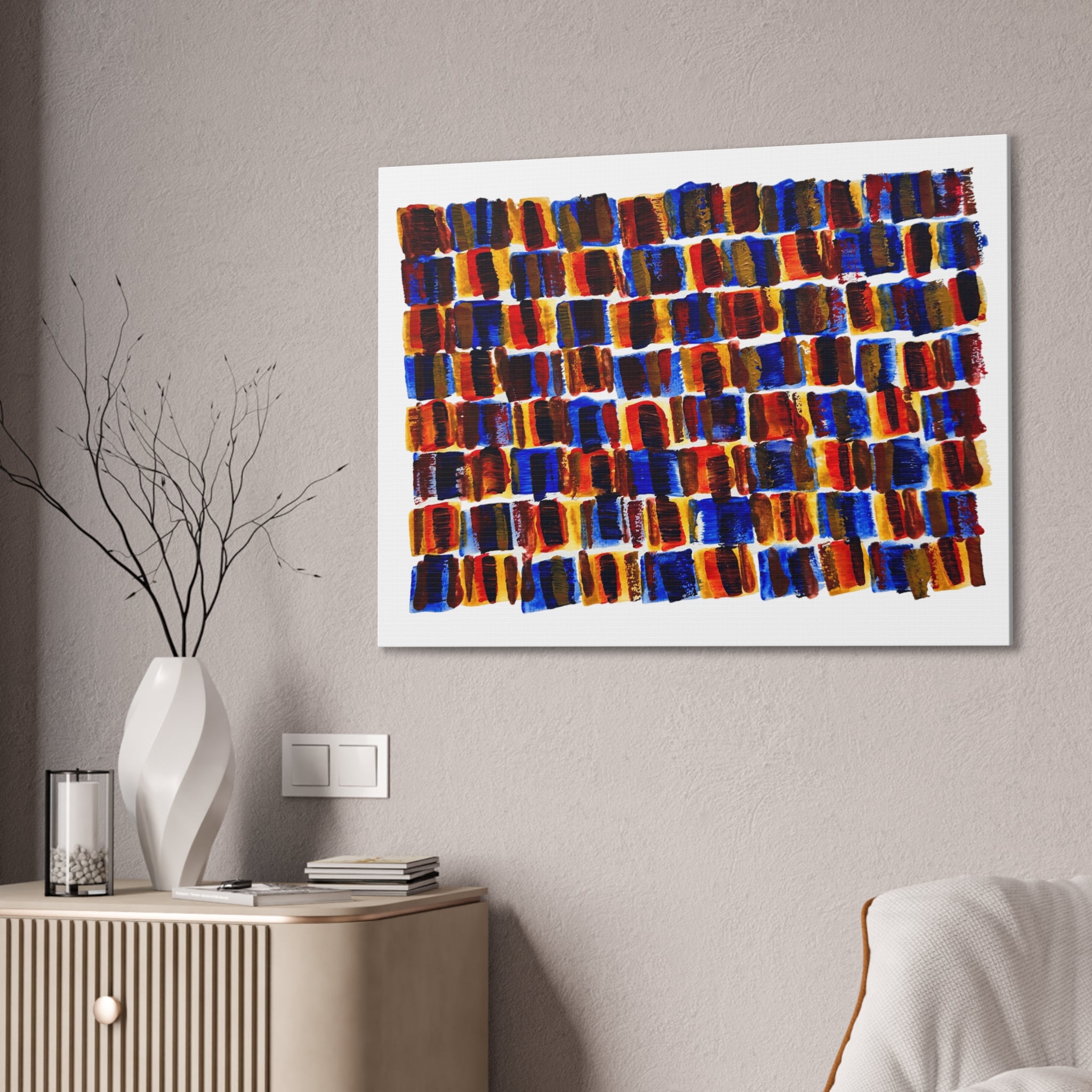 DNA Abstract Canvas Wall Art
