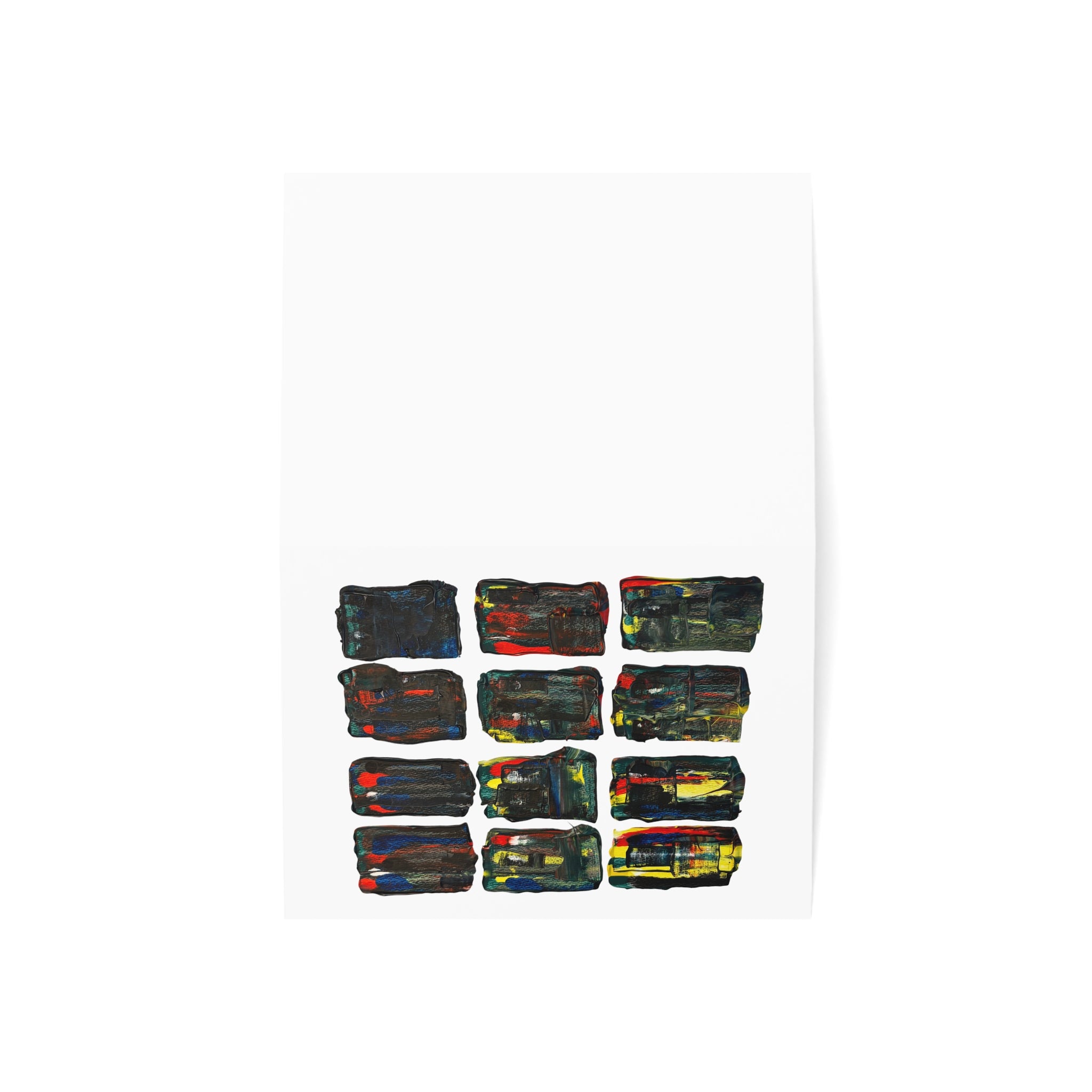 Art By Scott - Any Ocassion Thank You Card - Abstract Watercolor Thank You Cards - Available in qty's of 1, 10, 30, or 50