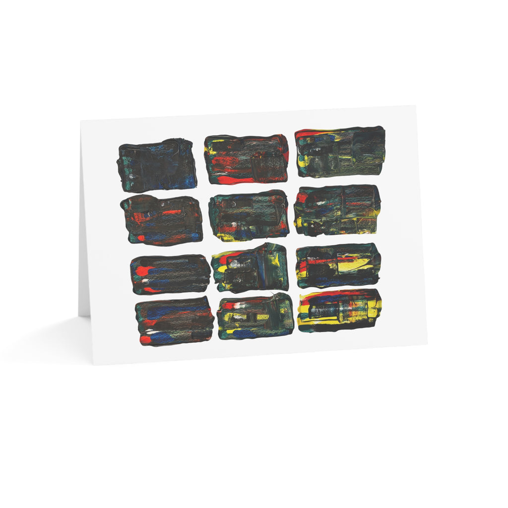 Art By Scott - Any Ocassion Thank You Card - Abstract Watercolor Thank You Cards - Available in qty's of 1, 10, 30, or 50